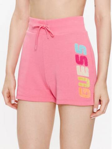 Guess Спортивні шорти Edwina V3GD11 FL04P Рожевий Loose Fit Guess Спортивні шорти Edwina V3GD11 FL04P Рожевий Loose Fit