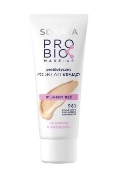 Тональный крем для лица Soraya Probio Make-Up 01 Light Beige, 30 мл