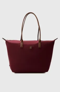 Женская бордовая сумка POPETTE Бордовый ONESIZE Tommy Hilfiger AW0AW17711