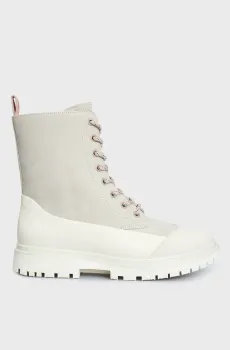 Женские бежевые ботинки CHUNKY COMBAT LACEUP BOOT RUB Бежевый 37 Calvin Klein YW0YW01066