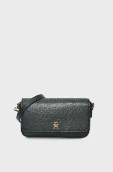 Женская черная сумка TH ICON CONV CROSSOVER MONO Черный ONESIZE Tommy Hilfiger AW0AW18002