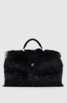 Черная кожаная сумка My Sicily