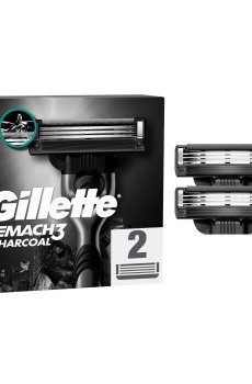 Сменные картриджи для бритья мужские (лезвия) Gillette Mach3 Charcoal, 2 шт
