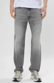 Мужские серые джинсы Серый 30 HUGO 50556133;040