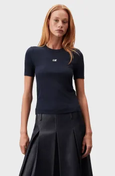Женская темно-синяя футболка A-Modal Синий S Calvin Klein Jeans LV044C901G