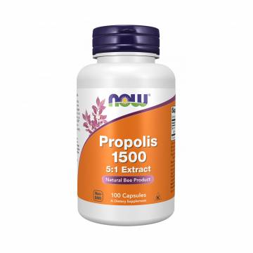Прополис NOW foods Propolis 1500 5:1 Extract, 100 капсул Прополис NOW foods Propolis 1500 5:1 Extract, 100 капсул