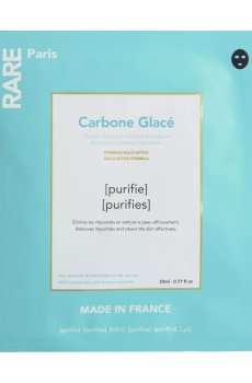 Очищающая тканевая маска для лица RARE Paris Carbone Glace Ecological Cellulose Facial Mask, 23 мл