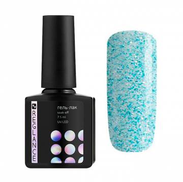 Гель-лак для ногтей Reglance Gel Polish 180 Голубой с разноцветным глиттером, 7.5 мл Гель-лак для ногтей Reglance Gel Polish 180 Голубой с разноцветным глиттером, 7.5 мл