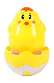 Развивающая игрушка-неваляшка Lindo Цыпленок, с 6 месяцев (618-6)