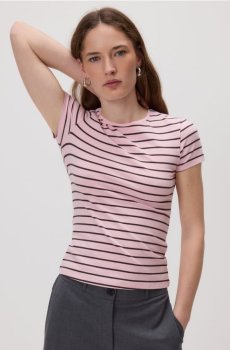 Reserved - Футболка в обтяжку - різнобарвний - 166HT-MLC