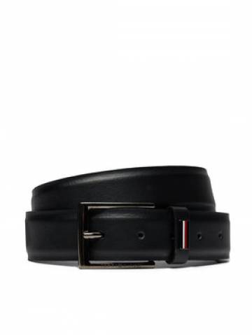 Tommy Hilfiger Чоловічий ремінь Business 3.5 AM0AM12062 Чорний Tommy Hilfiger Чоловічий ремінь Business 3.5 AM0AM12062 Чорний