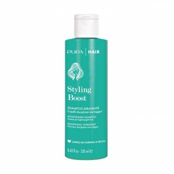 Увлажняющий шампунь для волос Pupa Styling Boost Moisturizing Shampoo, 250 мл Увлажняющий шампунь для волос Pupa Styling Boost Moisturizing Shampoo, 250 мл