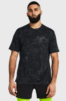 Мужская черная футболка Vanish Energy Printed SS Черный M Under Armour 1383974-001