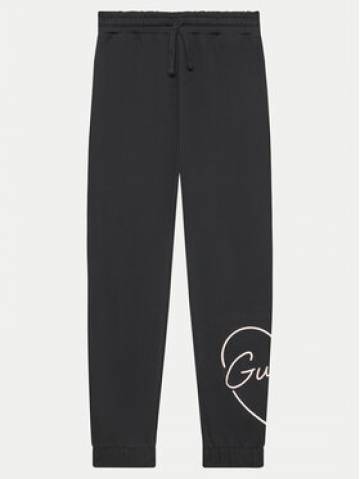 Guess Спортивні штани J4YQ16 KA6R3 Чорний Relaxed Fit Guess Спортивні штани J4YQ16 KA6R3 Чорний Relaxed Fit