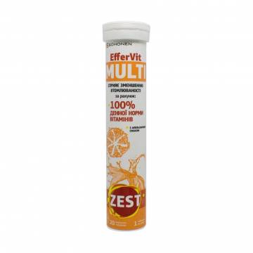 Витаминный комплекс Schonen Zest Effer Vit Multi, 20 шипучих таблеток Витаминный комплекс Schonen Zest Effer Vit Multi, 20 шипучих таблеток