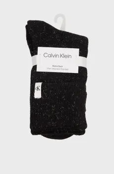 Женские черные носки HOME Черный ONESIZE Calvin Klein 701241437