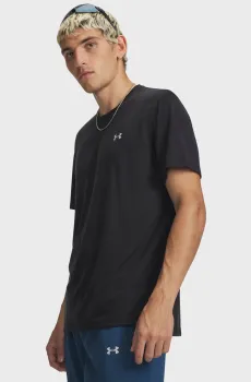 Мужская черная футболка UA Velociti SS Черный XXL Under Armour 6009517-001