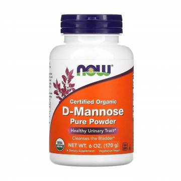 D-манноза NOW foods D-Mannose Pure Powder в порошке, 170 г D-манноза NOW foods D-Mannose Pure Powder в порошке, 170 г