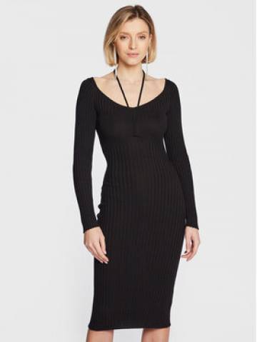Guess Трикотажна сукня W3RK35 Z30L1 Чорний Slim Fit Guess Трикотажна сукня W3RK35 Z30L1 Чорний Slim Fit