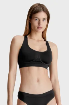 Женский черный топ UNLINED BRALETTE Черный XS Calvin Klein 000QF6945E