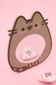 Дзеркало Pusheen - бежевий