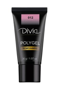 Полигель для наращивания ногтей Divia Polygel 012, 30 г