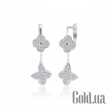 Серьги с подвесками Silvex925 Серьги с подвесками Silvex925
