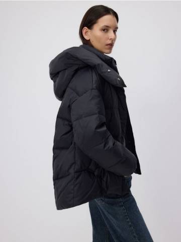 Reserved - Куртка oversize із пуху - чорний - 602AY-99X Reserved - Куртка oversize із пуху - чорний - 602AY-99X