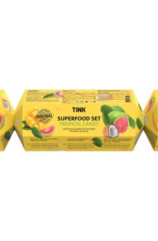 Набор Tink Superfood Set Tropical Candy (гель для душа, 150 мл + крем для рук, 45 мл + бальзам для губ, 15 мл)