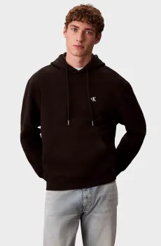 Мужское черное худи 350TERRY MONOGRAM Черный L Calvin Klein Jeans LV04RC297G