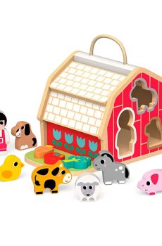 Детская развивающая игрушка-сортер Kids Hits Ферма, от 3 лет (KH20/028)