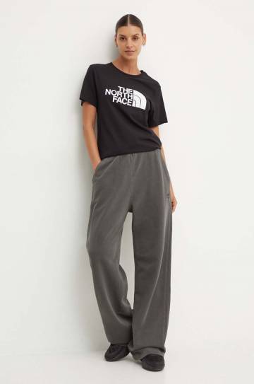 Хлопковая футболка The North Face W S/S Relaxed Easy Tee женская цвет чёрный NF0A87N9JK31 Хлопковая футболка The North Face W S/S Relaxed Easy Tee женская цвет чёрный NF0A87N9JK31