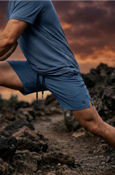 Спортивні шорти - steel blue