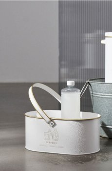 Коробка для зберігання засобів для прання - білий