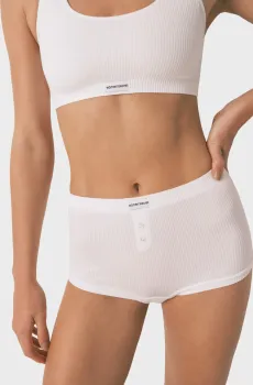 Женские белые трусики Белый M womensecret 5122016