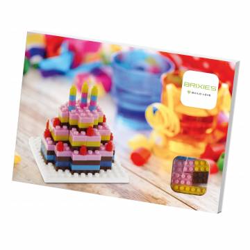 Конструктор BRIXIES Листівка Святковий торт 98 деталей (220.012)