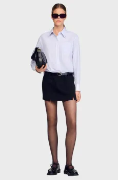 Женское платье Разноцветный 38 Sandro SFPRO04599_Black