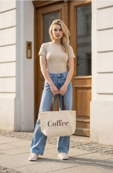 Однотонне базове боді з коротким рукавом - нюдовий