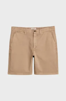 Мужские бежевые шорты REG DOBBY CHINO SHORTS Бежевый 36 Gant 205507