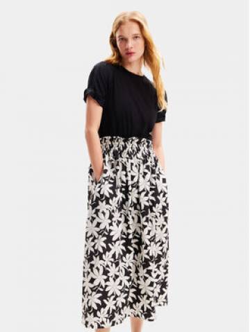 Desigual Літня сукня Marlon 24SWVW40 Чорний Regular Fit Desigual Літня сукня Marlon 24SWVW40 Чорний Regular Fit