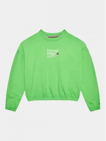 Tommy Hilfiger Світшот Timeless KG0KG07210 Зелений Regular Fit Tommy Hilfiger Світшот Timeless KG0KG07210 Зелений Regular Fit
