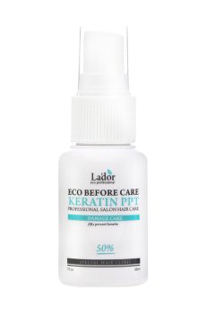 Уценка! Кератиновая спрей Lador Eco Before Care Keratin PPT защита волос во время окрашивания, 30 мл
