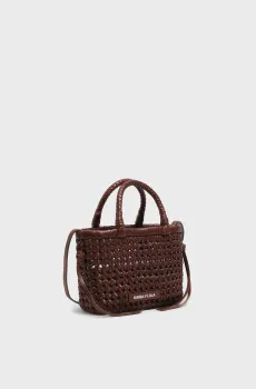 Женская коричневая кожаная сумка Коричневый ONESIZE Bimba Y Lola 261BBFJ7H.10643