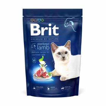 Сухой корм для стерилизованных кошек Brit Premium by Nature Cat Sterilised с ягненком, 1.5 кг Сухой корм для стерилизованных кошек Brit Premium by Nature Cat Sterilised с ягненком, 1.5 кг
