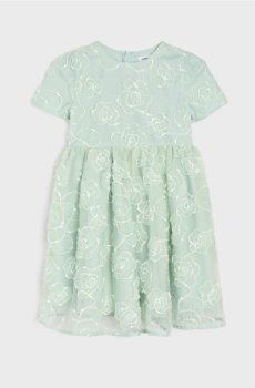 Тюлева сукня babydoll - ментолово-зелений