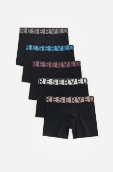 Reserved - Боксери Long, 5 штук - чорний - 228JE-99X