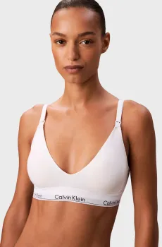 Женский белый бюстгальтер MATERNITY LIGHTLY LINED TRIANGLE Белый XS Calvin Klein LV00QF8506