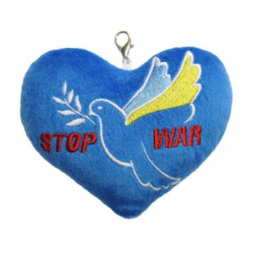 Сердце-брелок Tigres Stop War, от 1 года (ПД-0433) Сердце-брелок Tigres Stop War, от 1 года (ПД-0433)