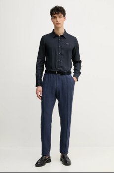 Льняная рубашка Aeronautica Militare