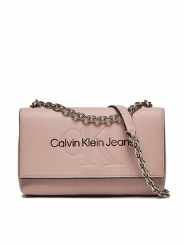 Calvin Klein Jeans Сумка Sculpted Ew Flap Conv25 Mono K60K611866 Рожевий Calvin Klein Jeans Сумка Sculpted Ew Flap Conv25 Mono K60K611866 Рожевий
